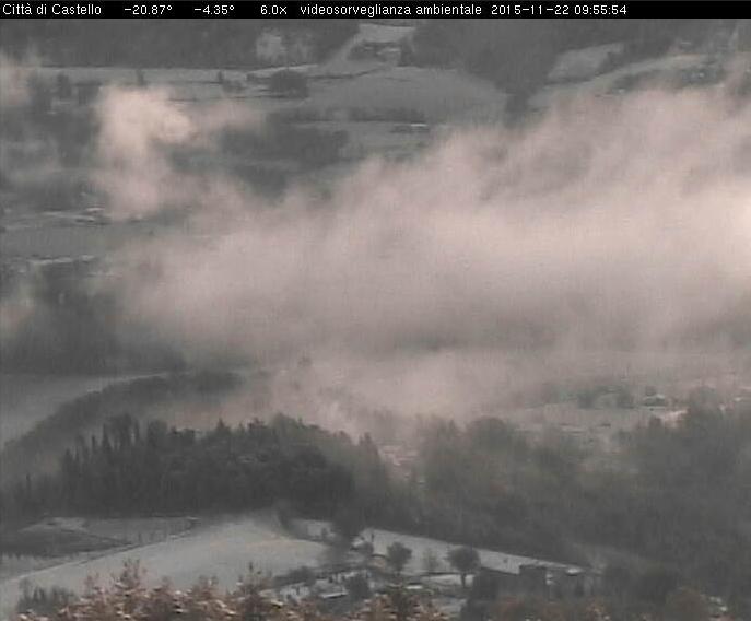 Immagine di stamattina, Città di Castello, Perugia.