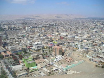 Arica, il luogo abitato meno piovoso al mondo, con una media annua di precipitazioni di soli 7 mm