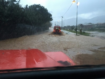 Nubifragio in Sardegna violenti temporali creano diversi disagi in Ogliastra