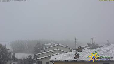 Paesaggio invernale stamani a Niviano (125 s.l.m.) nella campagna Piacentina. Fonte - Emiliaromagnameteo.com