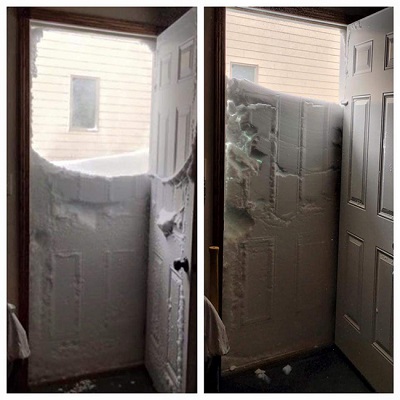 Tempesta Kayla record di neve in alcune zone degli Stati Uniti centrali Brian Woodward via The Weather Channel Facebook