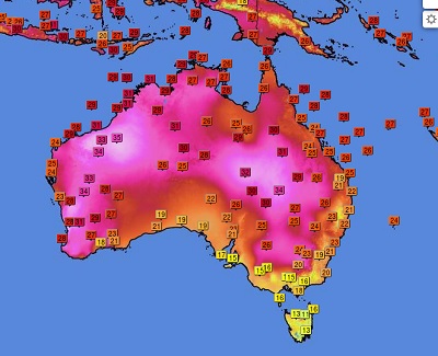 Estate caldissima in Australia, dove nonostante sia iniziato l'autunno le temperature non accennano a diminuire