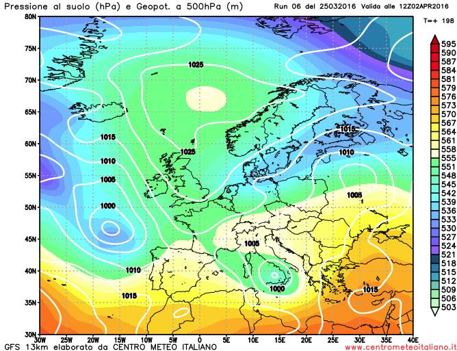 Minimo in arrivo dal Nord Africa ad inizio Aprile con maltempo al Sud? Minimo in arrivo dal Nord Africa ad inizio Aprile con maltempo al Sud?