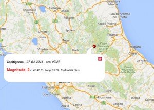 Terremoto oggi Italia 27 marzo 2016: scossa di M 2.0 in provincia dell'Aquila, sisma M 2.1 provincia di Cosenza / Dati Ingv