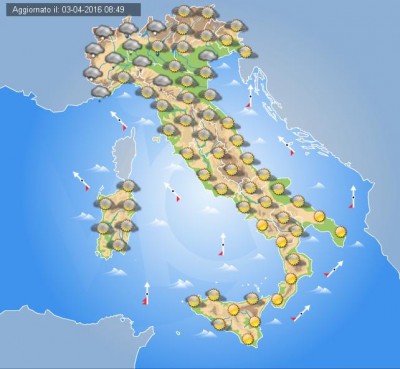 Previsioni Meteo Domani 04 Aprile