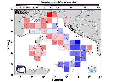 Clima Marzo 2016 mese generalmente mite e con precipitazioni in media - prec