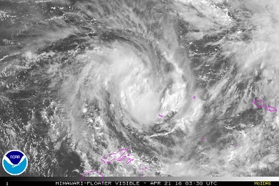 Ciclone Amos Samoa in allerta per precipitazioni torrenziali e forti venti