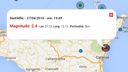 terremoto oggi catania 27 aprile 2016