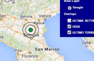 Terremoto oggi Lombardia 28 maggio 2016 scossa M 3.1 provincia di Mantova - Dati Ingv