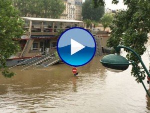 Maltempo Parigi, immagine da una delle principali vie dove scorre il Senna - fonte: Le Monde