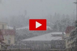 Spettacolare nevicata a Roma del 2012: spunta un video inedito 