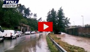 Maltempo in Liguria: un fiume esonda a La Spezia