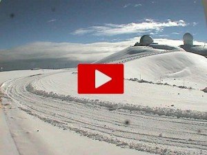 Neve d’estate alla Hawaii: le immagini in timelapse dello straordinario evento