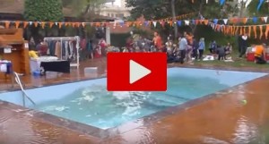 Terremoto in Nepal: ecco l’effetto del sisma su una piscina