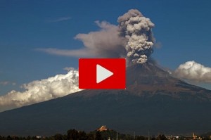 Eruzione vulcanica in Messico: ecco le splendide immagine dal monte Popocatépetl