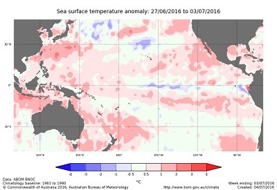 La Niña c'è il 75% di possibilità che si sviluppi nei prossimi mesi ed insista fino al 2017