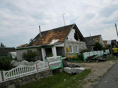 Tornado in Bielorussia un potente EF2 si è abbattuto nella zona di Vitebsk