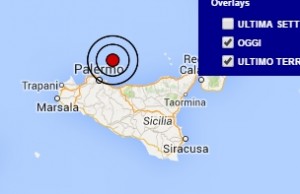Terremoto oggi Sicilia 18 luglio 2016 scossa M 3.1 Tirreno meridionale - Dati Ingv