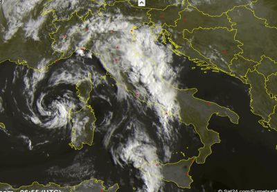 Frame satellitare 24 luglio 2016 - Sat24.com 