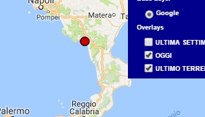 Terremoto oggi Campania 2 agosto 2016 scossa M 2.1 provincia di Salerno - Dati Ingv