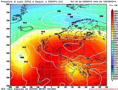 Analisi modelli Gfs 00Z, piogge e temporali in arrivo al centro-sud durante la prossima settimana