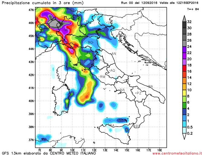 Possibile intenso peggioramento al Centro-Nord nella seconda parte della settimana Possibile intenso peggioramento al Centro-Nord nella seconda parte della settimana