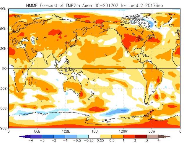 Meteo Settembre 2017, mese meno caldo e più piovoso - cpc.ncep.noaa.gov Meteo Settembre 2017, mese meno caldo e più piovoso - cpc.ncep.noaa.gov