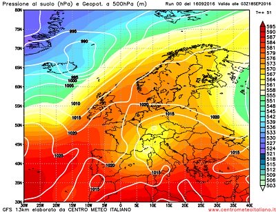 Analisi modelli GFS 00z, fase di maltempo intensa e prolungata sull' Italia e nei prossimi giorni