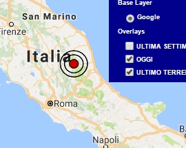 Terremoto oggi Marche 22 settembre 2016 scossa M 2.7 a Montegallo, provincia di Ascoli Piceno, ultime news Amatrice - Dati Ingv