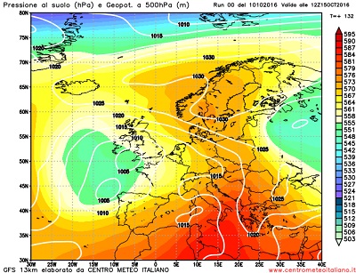 Analisi modelli Gfs 00Z, spiccata variabilità del tempo sull' Italia per tutta la settimana in corso