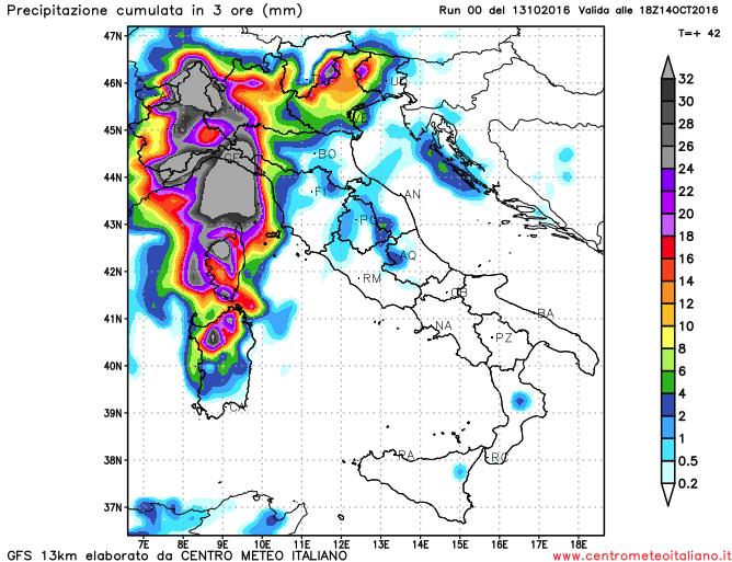 Precipitazioni intense e locali nubifragi tra oggi e domani al Nord-Ovest Precipitazioni intense e locali nubifragi tra oggi e domani al Nord-Ovest