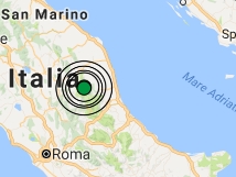 Terremoto oggi Marche 15 ottobre 2016 scosse M 3.0 e 2.7, provincia di Ascoli Piceno - Dati Ingv