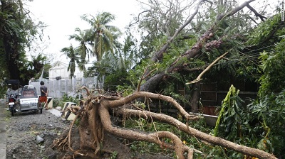 Super tifone Haima Filippine settentrionali devastate dalla tempesta, 4 le vittime