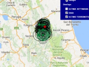 Terremoto oggi Marche ed Umbria 27 ottobre 2016 nuova scossa M 4.4 avvertita in provincia di Macerata - Dati Ingv Diretta e ultime news