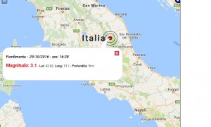 Terremoto oggi Umbria, Marche e Basilicata: scossa M 3.1 provincia di Macerata, M 4.3 provincia di Potenza - Dati Ingv