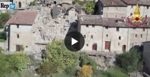 Terremoto Centro Italia è emergenza sfollati: ecco un video ripreso col drone da uno dei paesi più colpiti