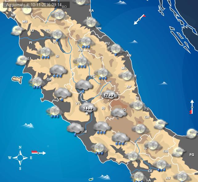 Maltempo CENTRO Italia: nuovo peggioramento nei prossime ore specie su Toscana, Umbria e Lazio. Aria fredda da domani con neve sotto i 1000 metri. Maltempo CENTRO Italia: nuovo peggioramento nei prossime ore specie su Toscana, Umbria e Lazio. Aria fredda da domani con neve sotto i 1000 metri.