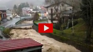 Maltempo Piemonte: vicino allo straripamento il fiume Maudagna