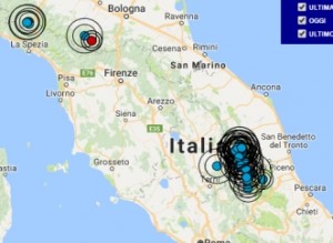 Terremoto oggi Lazio 24 novembre 2016 scossa M 2.9 in provincia di Rieti - Dati Ingv ora Ultime news Umbria e Marche