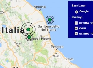 Terremoto oggi Umbria 2-12-2016 scossa M 2.8 a Norcia - Dati Ingv ora