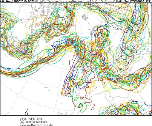 Nel fine settimana l'isoterma degli 0 gradi potrebbe interessare l'Italia, si tratta comunque di valori in linea con le medie del periodo - wetterzentrale.de Nel fine settimana l'isoterma degli 0 gradi potrebbe interessare l'Italia, si tratta comunque di valori in linea con le medie del periodo - wetterzentrale.de
