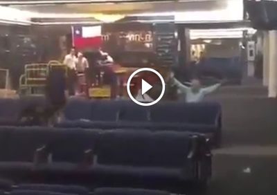 Sisma in Cile, gli attimi di terrore in aeroporto durante la scossa 