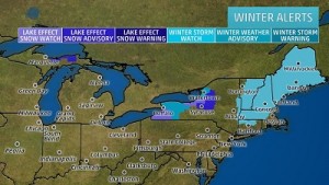 Aree dove sono in vigore avvisi per nevicate e condizioni di criticità invernali. Fonte: https://weather.com/storms/winter/news/northeast-new-england-great-lakes-snow-forecast-late-december-2016