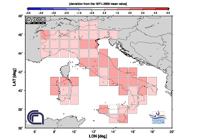 Clima NOVEMBRE 2016 il mese ha chiuso con temperature e precipitazioni sopra media - T