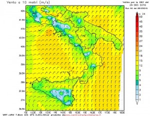 Irruzione D’aria Fredda Al Sud: Venti Forti Attesi Fra Questa Sera E Domani