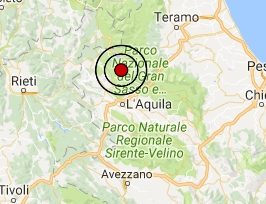 Terremoto oggi Abruzzo 7 gennaio 2017: scossa M 3.0 provincia di L'Aquila - Dati Ingv ora Terremoto oggi Abruzzo 7 gennaio 2017 scossa M 3.0 provincia di L'Aquila - Dati Ingv ora