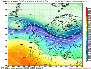 l'Ipotesi confermata da GFS06z, con il ritorno dal fine settimana e nel prossimo weekend di correnti artiche nordoccidentali.