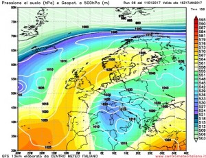 l'Impulso artico atteso da GFS06z nella prima metà della prossima settimana abbordare il Mediterraneo.