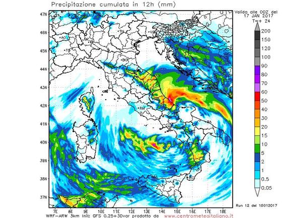 Fenomeni previsti per le prossime ore sull'Italia dal nostro modello WRF Fenomeni previsti per le prossime ore sull'Italia dal nostro modello WRF