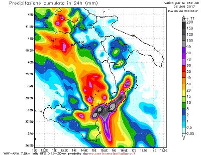 ALLERTA meteo Sicilia e Calabria: maltempo con rovesci e ...